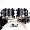 Pearl Drums PROFESSIONAL MAPLE 22''/4PCS - MATTE CAVIAR BLACK - Image n°4