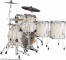 Pearl Drums Batterie Session Studio Select Rock 22 4 fûts - nicotine white marine pearl - Image n°3