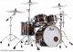 Pearl Drums Batterie Session Studio Select Jazzette 18 - 3 fûts - gloss barnwood brown - Image n°2
