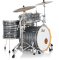 Pearl Drums MASTERS MAPLE GUM Rock 22'' 4 fûts - Custom GyroLock-L Black Oyster Swirl  - Image n°2