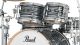 Pearl Drums Rock 22 4 fûts - Custom GyroLock-L Black Oyster Swirl  - Image n°4