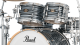 Pearl Drums MASTERS MAPLE GUM Rock 22'' 4 fûts - Custom GyroLock-L Black Oyster Swirl  - Image n°4