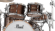 Pearl Drums Rock 22 4 fûts - GyroLock-L Custom Bronze Oyster  - Image n°4