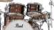 Pearl Drums MASTER MAPLE PURE Rock 22'' 4 fûts - GyroLock-L Custom Bronze Oyste - Image n°4