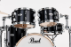 Pearl Drums Fusion 20 4 fûts - Matte Caviar Black  - Image n°3