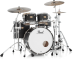 Pearl Drums Rock 22 4 fûts - GyroLock-L Premium Matte Black Mist  - Image n°2