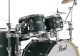 Pearl Drums Rock 22 4 fûts - Emerald Ash - Image n°4