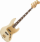 Squier 40th Anniversary Jazz Bass®, Gold Edition LR Gold Anodized Pickguard, Olympic White  - Image n°2