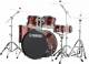 YAMAHA RYDEEN FUSION 20''/5Fûts BURGUNDY GLITTER + HARDWARE - Image n°2
