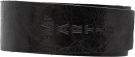 Martin & Co Courroie cuir vintage noire (largeur 5 cm) 