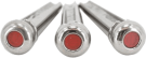Martin & Co Set De Chevilles Liquid Metal Chrome, Point Rouge