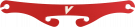 Vandoren VSBR Écarteur rouge pour cordon