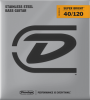 Dunlop DBSBS40120 CORDES BASSES Super Bright Light /5cordes 40/120 