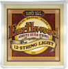 Ernie Ball 2010 Acoustiques      Earthwood 80/20 Bronze Light 12 cordes 09/46