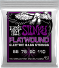 Ernie Ball 2811 BASSES Slinky Flatwound Power slinky 55/110