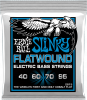 Ernie Ball 2815 BASSES Slinky Flatwound  Extra slinky 40/95
