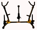 Hercules Support pliable pour 2 saxophones + 3 cônes additionnels 