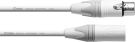 Cordial CXM10FM-SNOW NEUTRIK XLR m/f laquées - 10 m blanc
