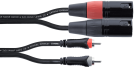 Cordial EU6MC 2 RCA/2 XLR mâles - 6m