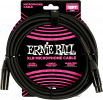 Ernie Ball 6391 XLR mâle/XLR fem 4,5m noir Gaine Tissée