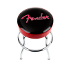 Fender  Fender® Red Sparkle Logo Barstool, Black/Red Sparkle, 24