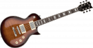 LTD EC256FM-DBSB Guitare Modele 200 - See Thru Dark Brown Sunburst