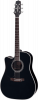 Takamine EF341SC-LH Dreadnought - Cutaway - Electro - Gaucher - black