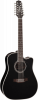 Takamine EF381SC Dreadnought - Cutaway - Electro- 12 cordes - Black