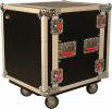 Gator FLIGHTCASE G-TOUR 12 UNITES RACKS AVEC ROULETTES