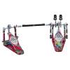 Tama HP900PWMPR IRON COBRA 900 POWER GLIDE TWIN PEDAL  MARBLE PSYCHEDELIC RAINBOW