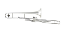 Alysée Trombone Sib à pistons