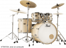 Pearl Drums Batterie Decade Jazz 18 Satin Gold Meringue