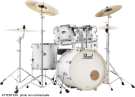 Pearl Drums Export Standard 22" 5 fûts - Matte White