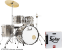 Pearl Drums Roadshow Fusion 20" 5 fûts - Bronze Metallic + pack Sabian Solar 2 cymbales