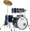 Pearl Drums Roadshow Fusion 20" 5 fûts - Royal Blue Metallic + pack Sabian Solar 2 cymbales