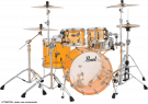 Pearl Drums Batterie Crystal Beat Fusion 20" 4 fûts Tangerine Glass