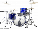 Pearl Drums Rock 22" 4 fûts 2TB - Blue Sapphire 