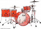 Pearl Drums Batterie Crystal Beat Rock 22