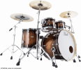 Pearl Drums Batterie Session Studio Select Rock 22" 4 fûts gloss barnwood brown