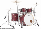 Pearl Drums Batterie Session Studio Select Rock 22" 4 fûts Scarlet Ash