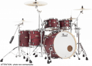 Pearl Drums Batterie Session Studio Select Rock 22" 5 fûts - Scarlet Ash