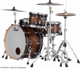 Pearl Drums Batterie Session Studio Select Rock 24" 3 fûts gloss barnwood brown