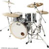 Pearl Drums Batterie Session Studio Select Rock 24" 3 fûts Black Mirror Chrome