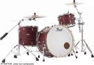 Pearl Drums Batterie Session Studio Select Rock 24" 3 fûts - Scarlet Ash