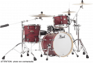 Pearl Drums Batterie Session Studio Select Jazzette 18" 3 fûts - Scarlet Ash