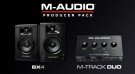 M-Audio Interface MTRACK Duo et enceintes BX4D3