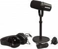 Shure MV7K-PACK4 Pack micro MV7-K + Pied de table 23230 + casque SRH240A-BK