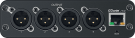 Shure ANI4OUT-XLR  Interface réseau Dante 4 sorties - XLR