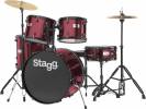 Stagg Batterie TIM122B WR ROUGE